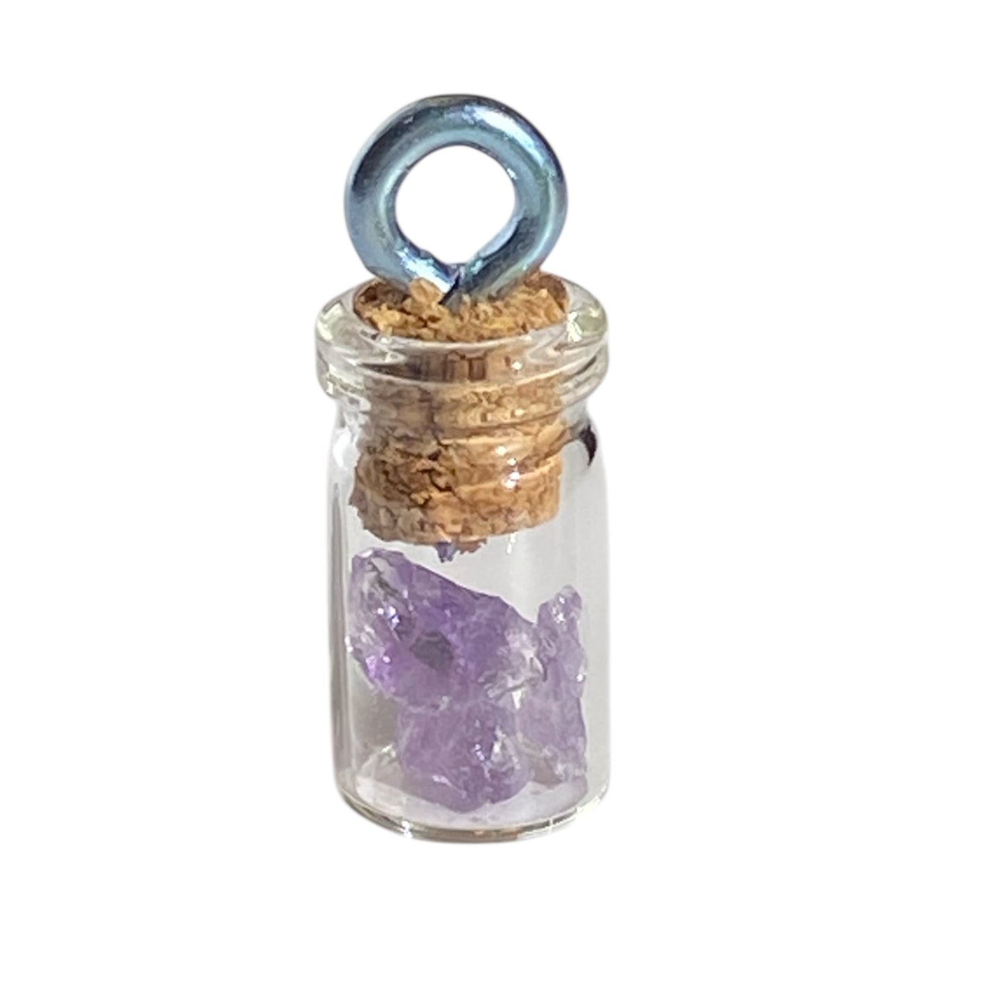 Gemstone bottle necklaces