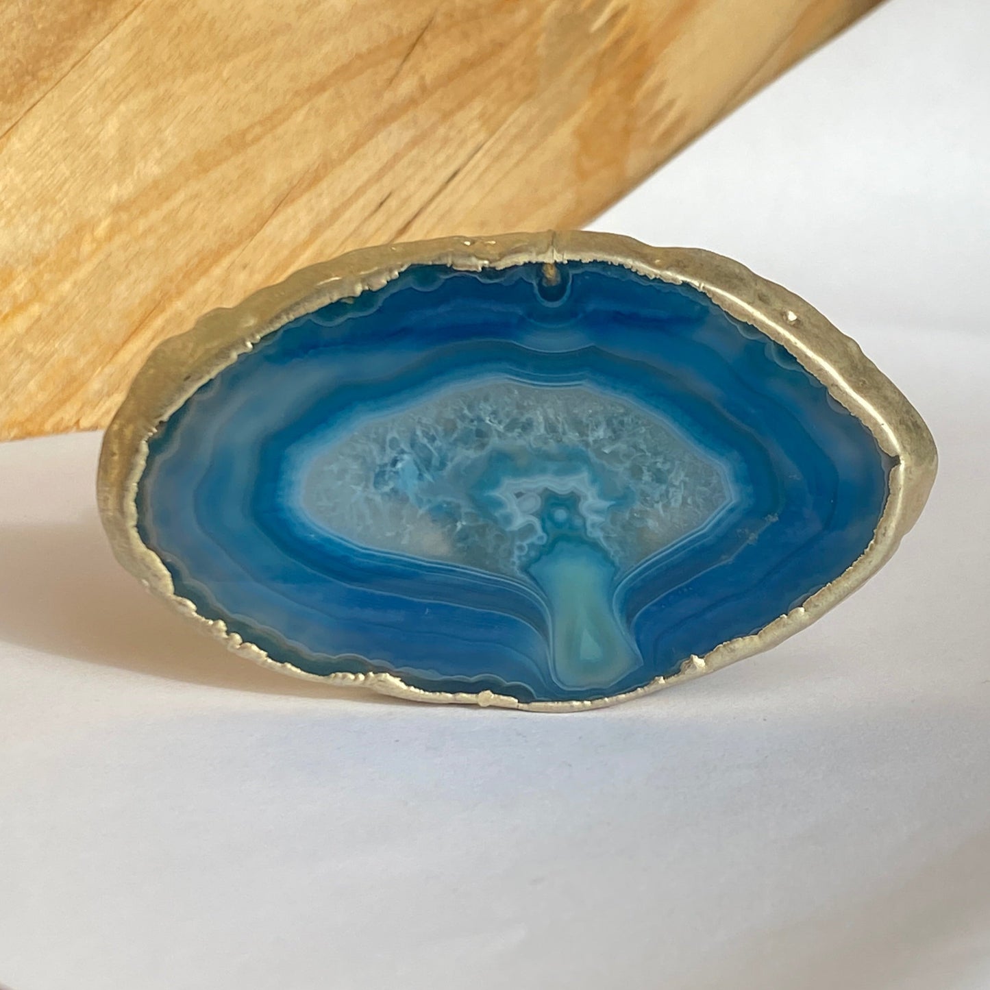 Phone grips agate, plated