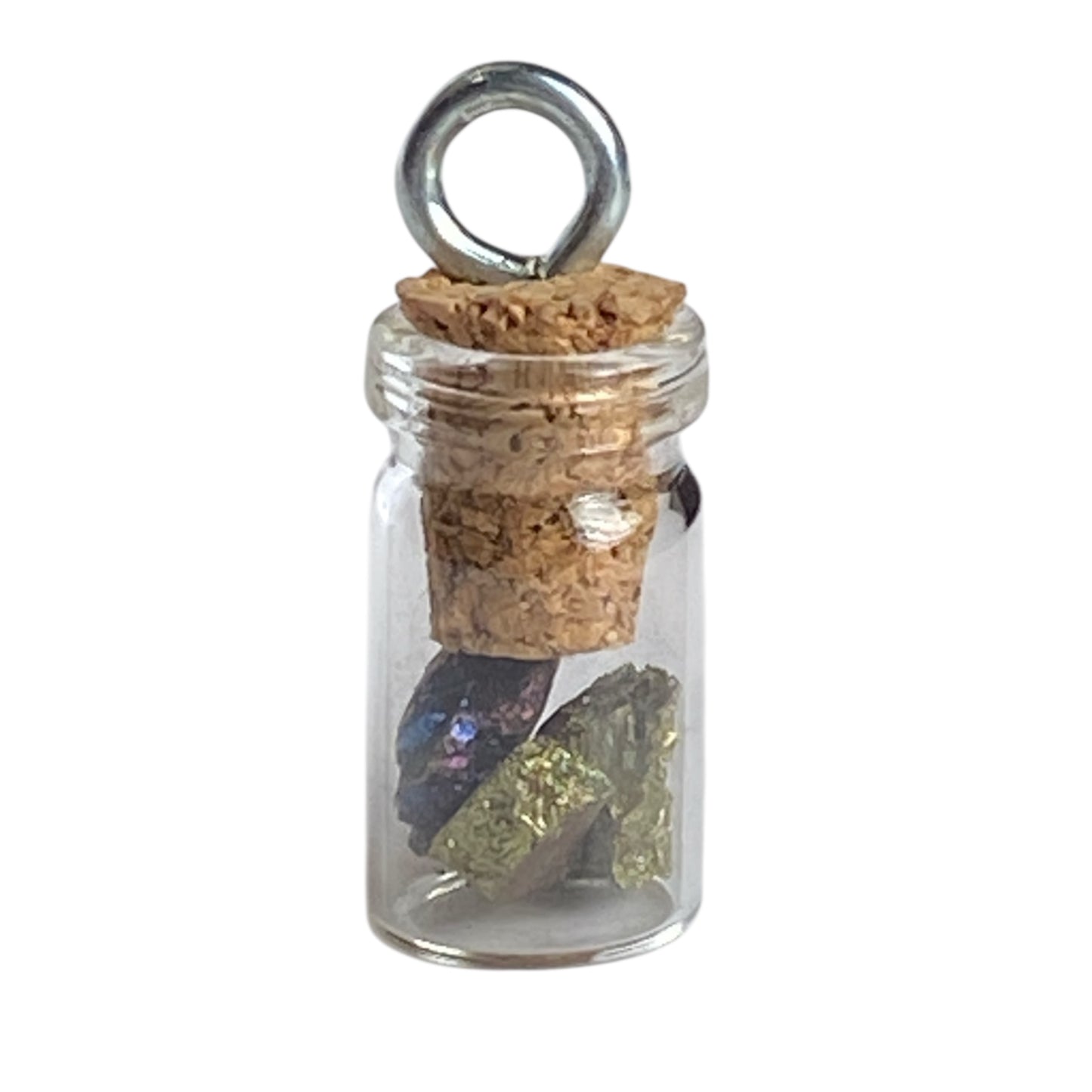 Gemstone bottle necklaces