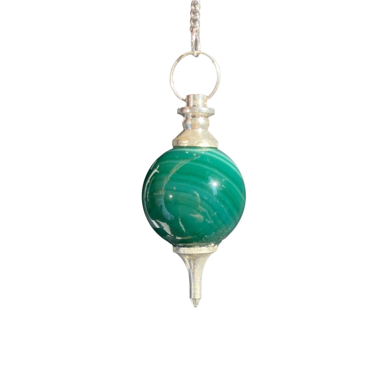 Green Agate pendulum