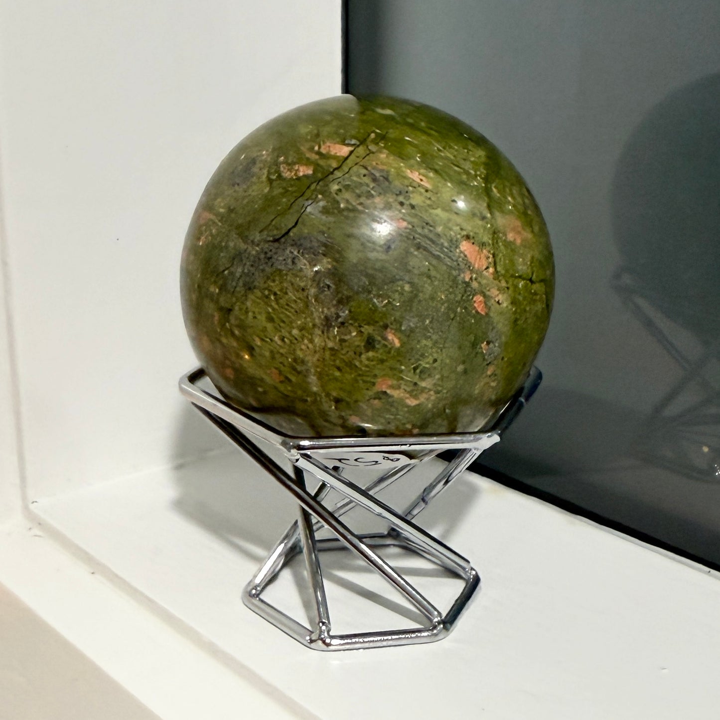 Unakite sphere 330grams