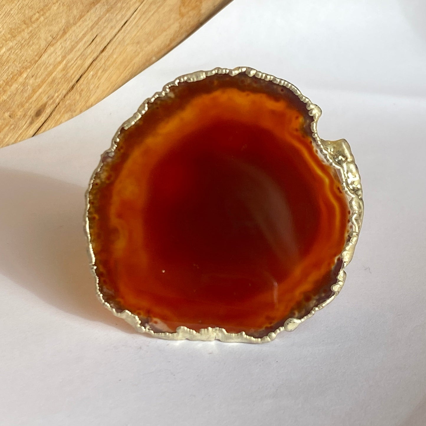 Phone grips agate, plated