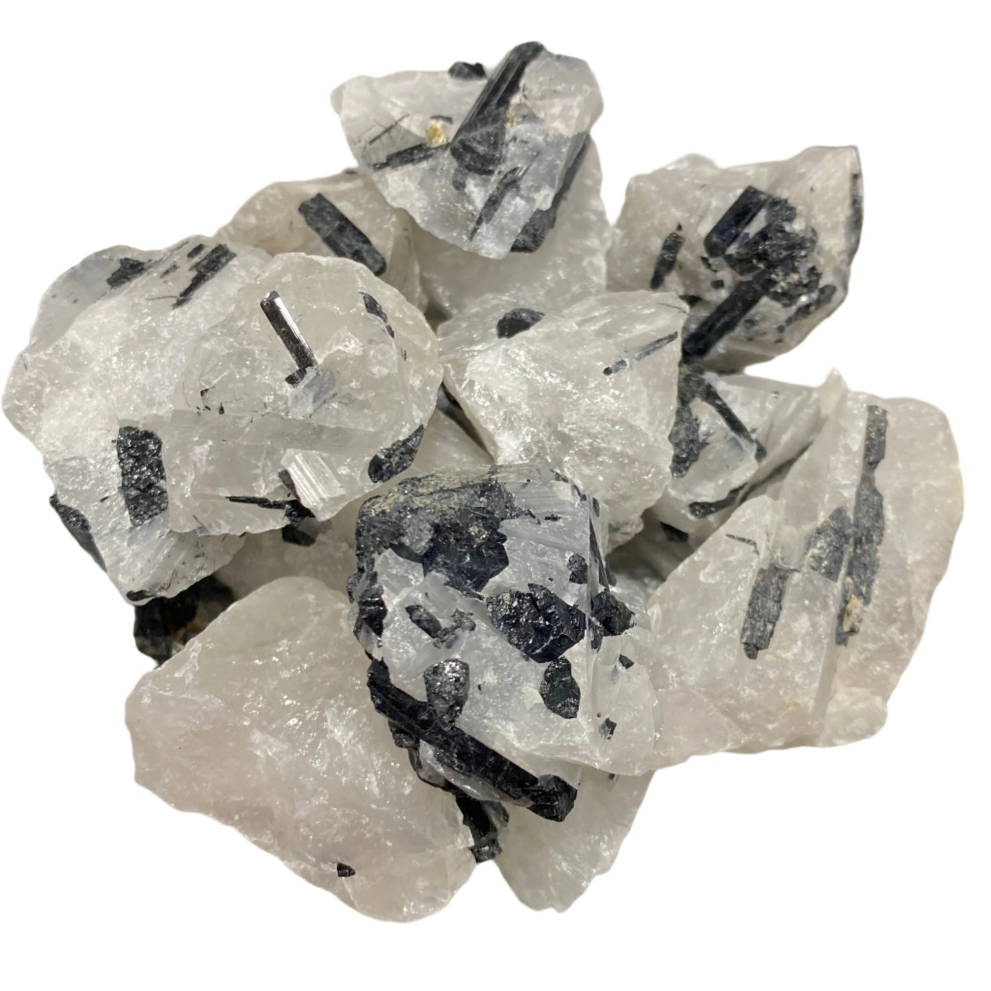 Tourmline in Quartz rough $30kilo
