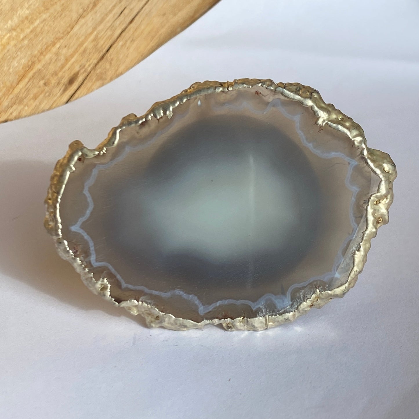 Phone grips agate, plated