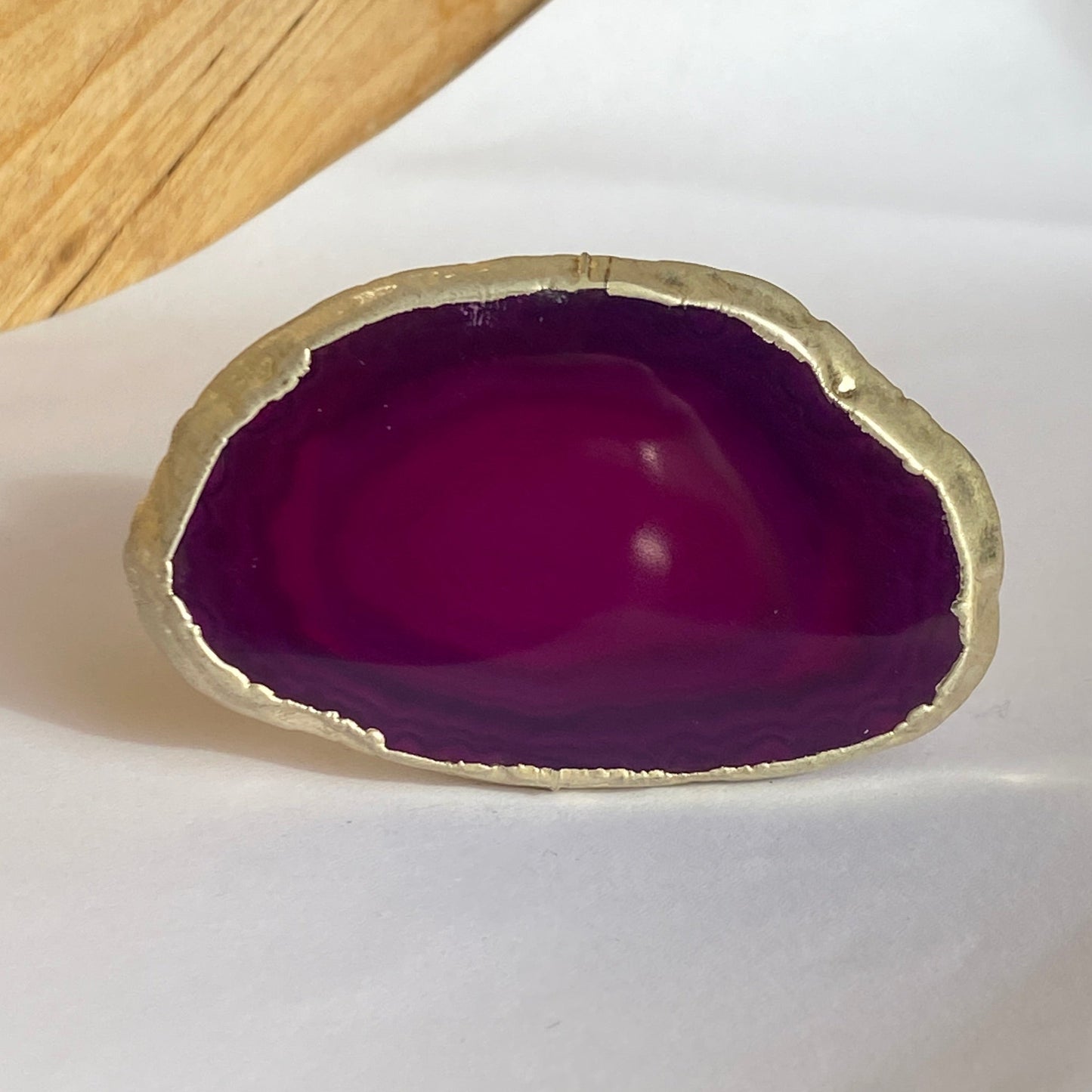 Phone grips agate, plated