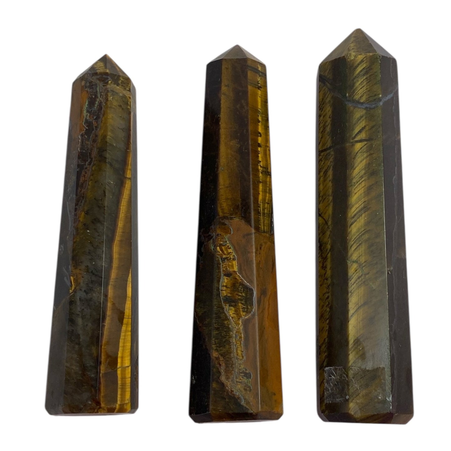 Tiger eye towers x 3