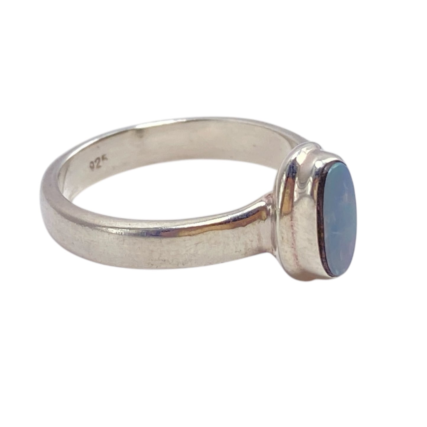 Australian boulder ring size 6 sterling silver