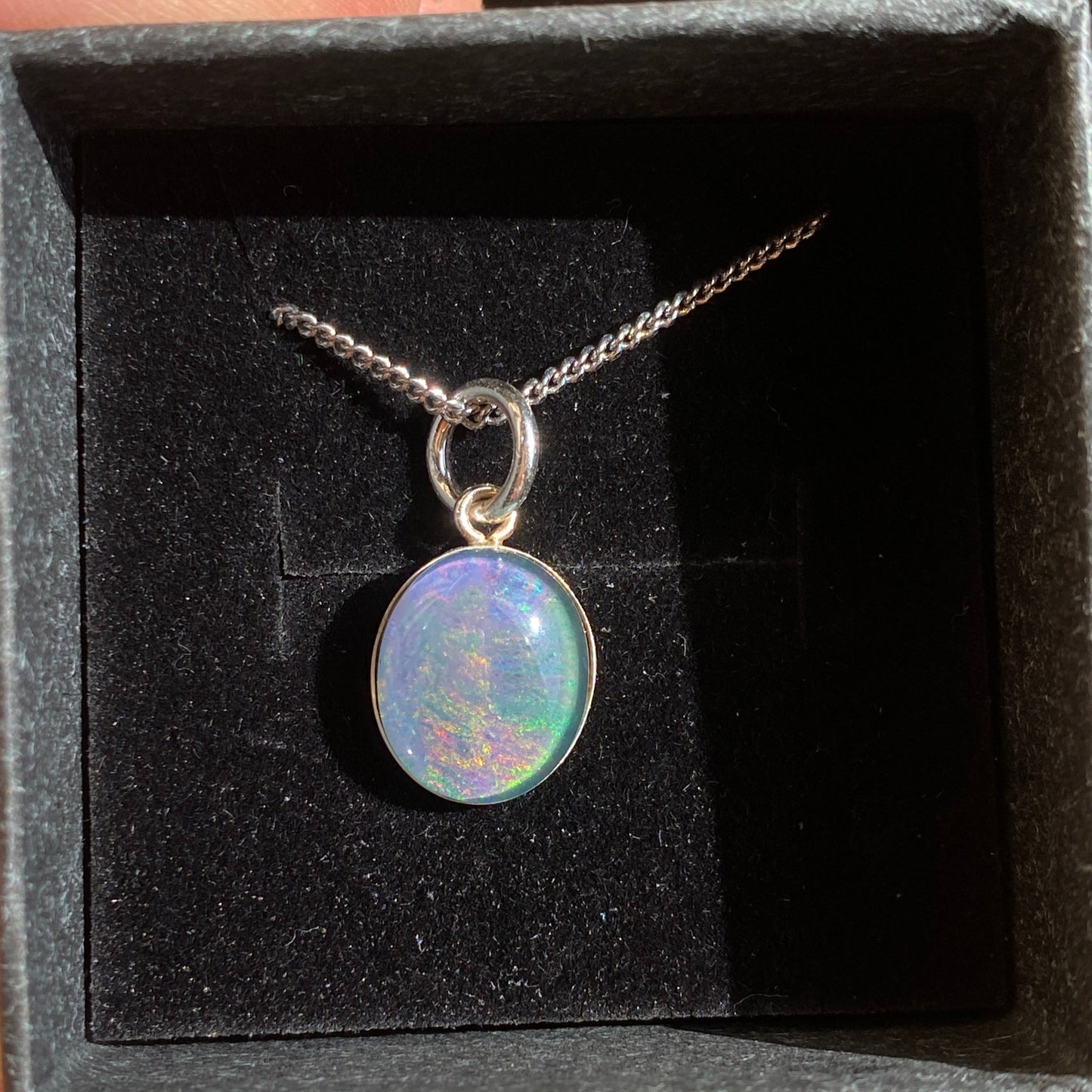 4 X Australian Opal 10 x12mm pendants