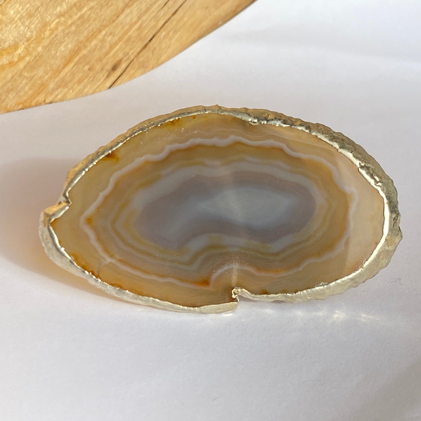 Phone grips agate, plated