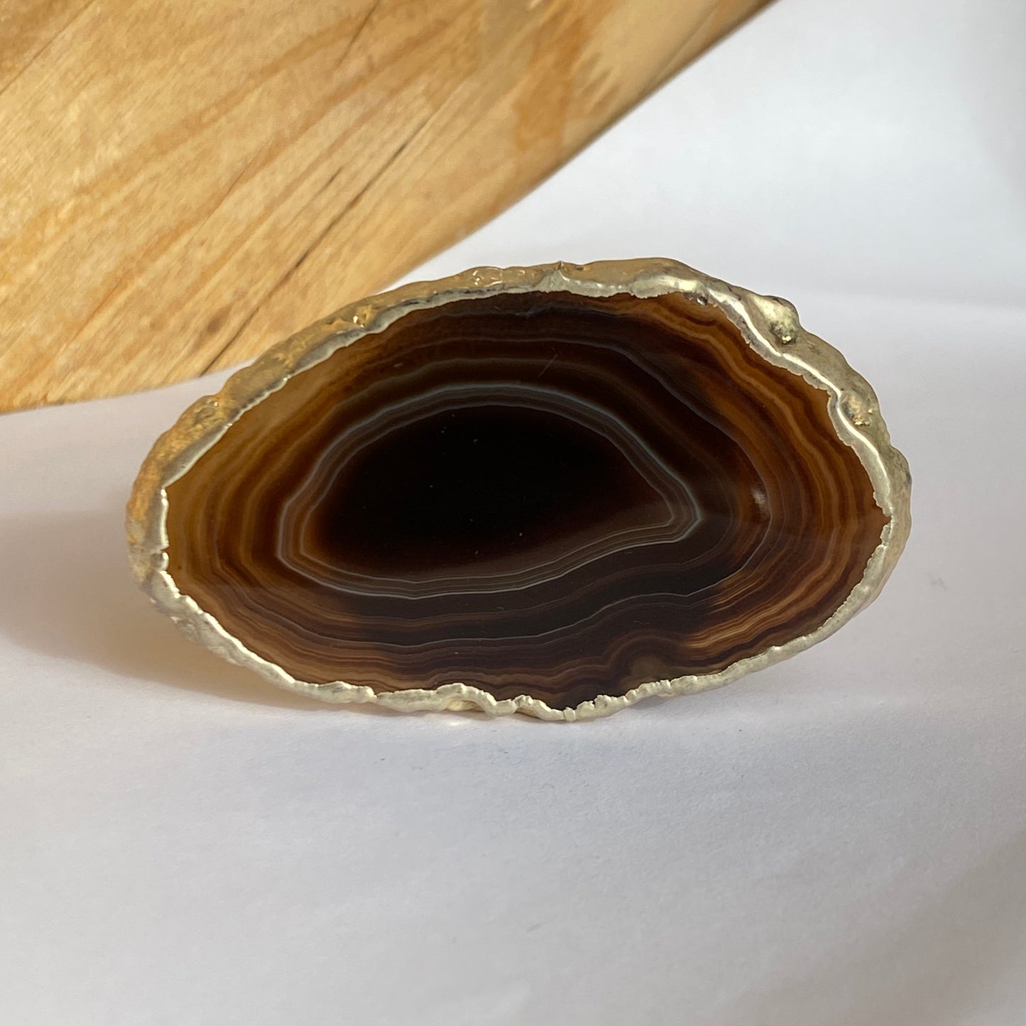 Phone grips agate, plated