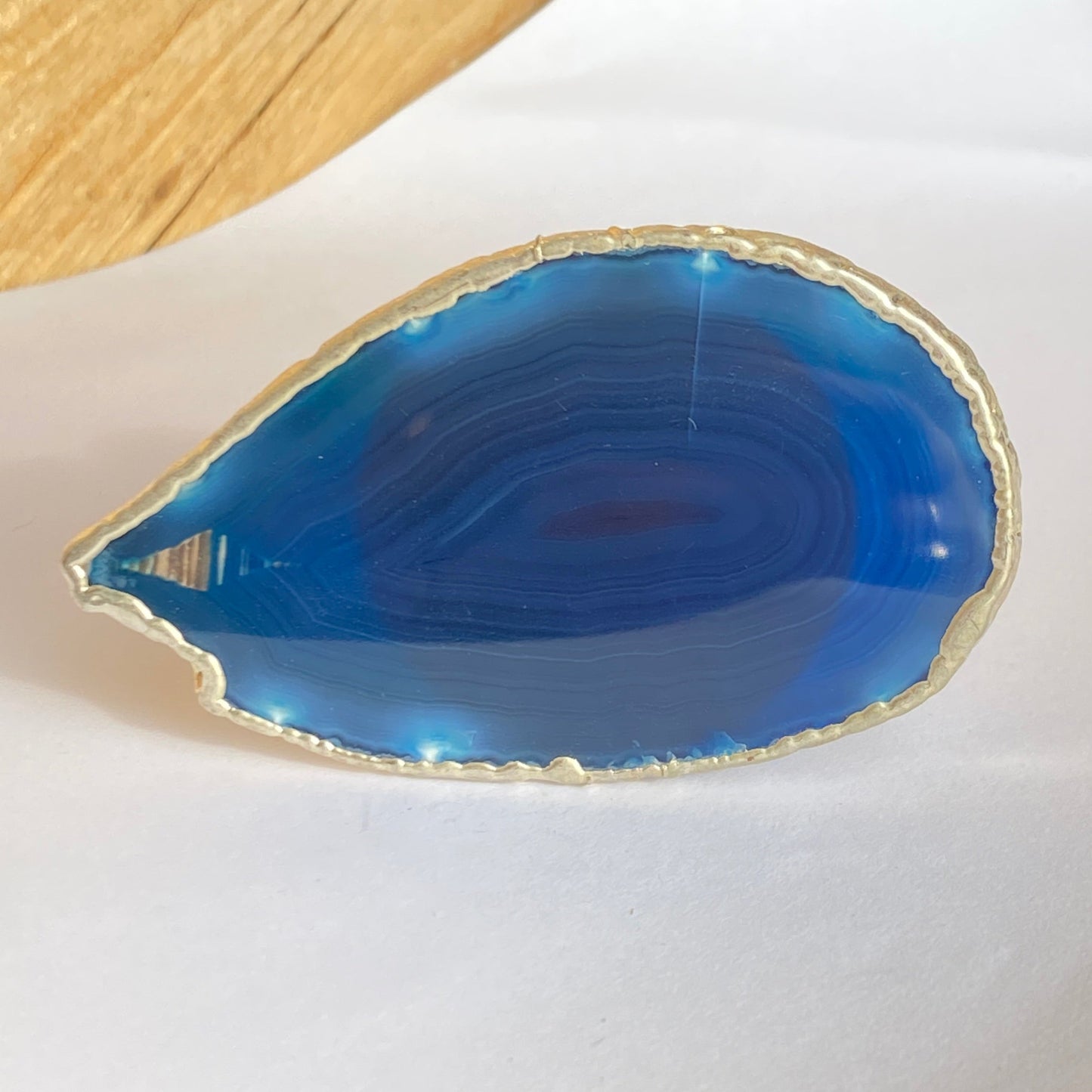 Phone grips agate, plated