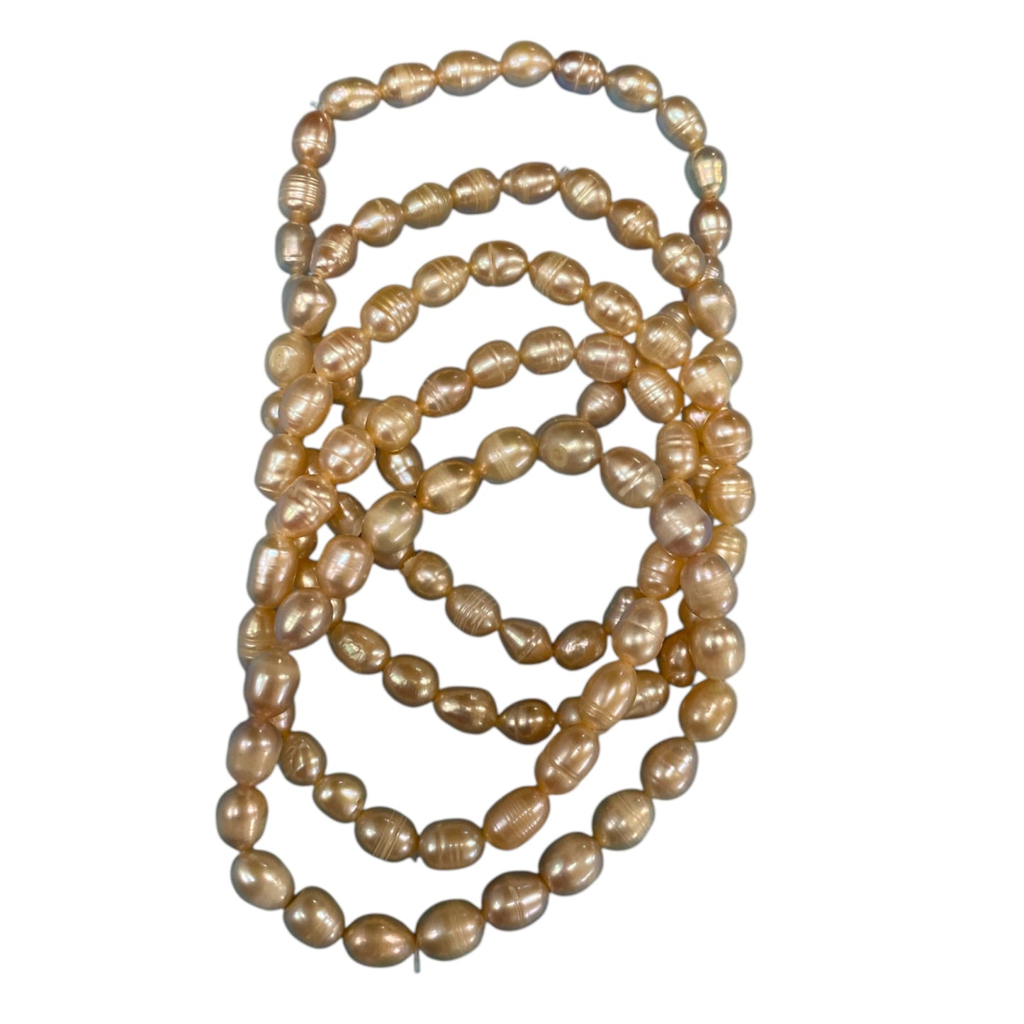 pearl apricot bracelet