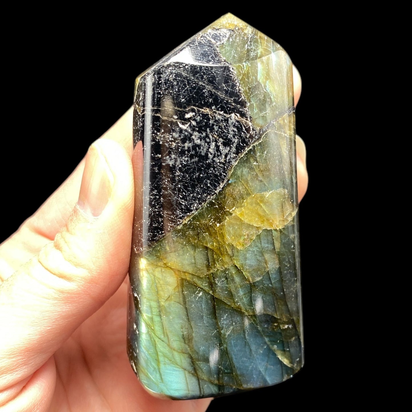 Labradorite towers x4