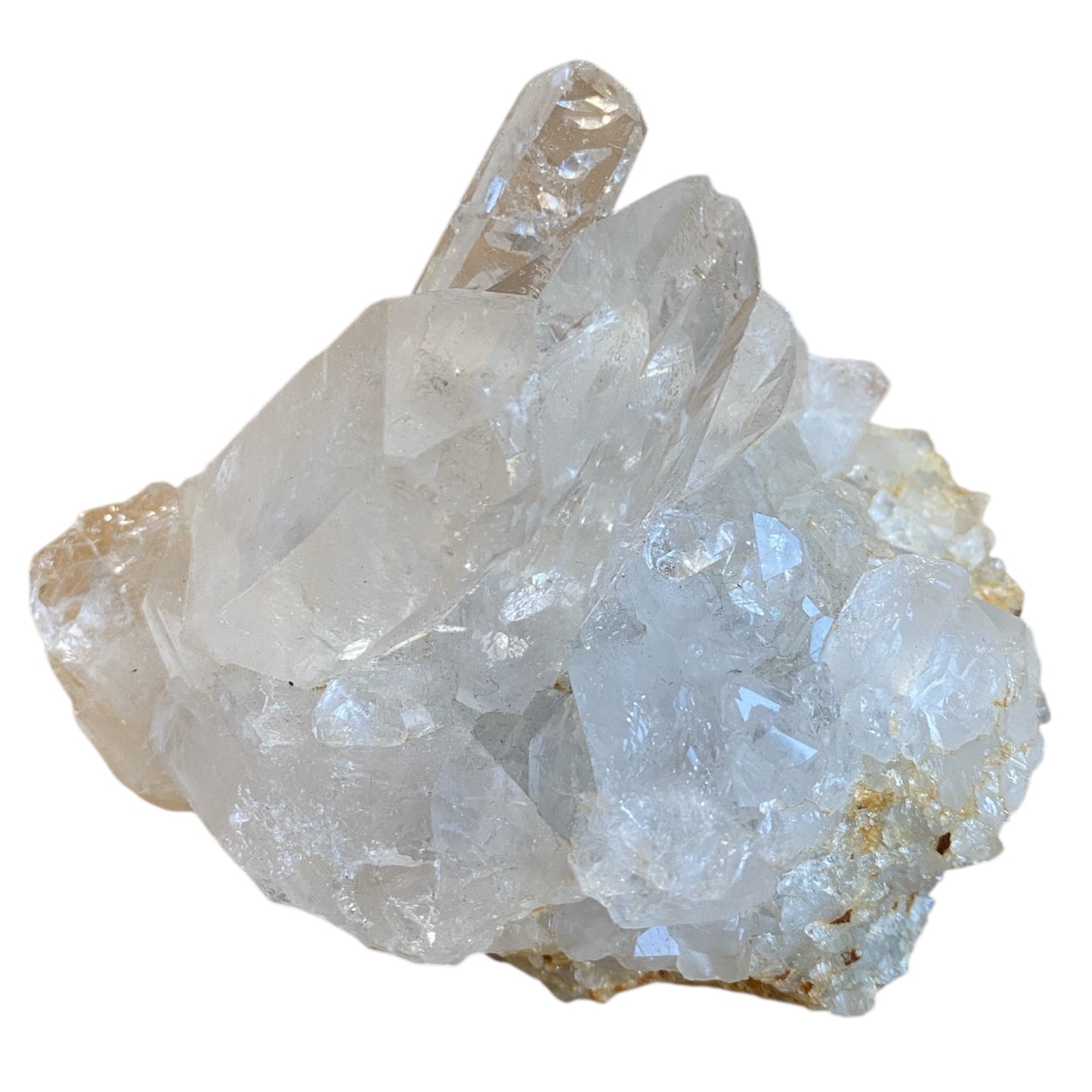 Crystal quartz cluster high grade