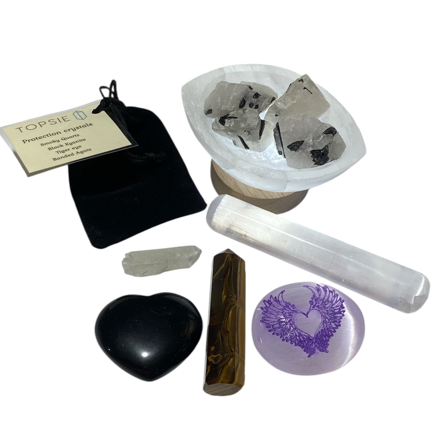 Crystal intention gift box for Protection