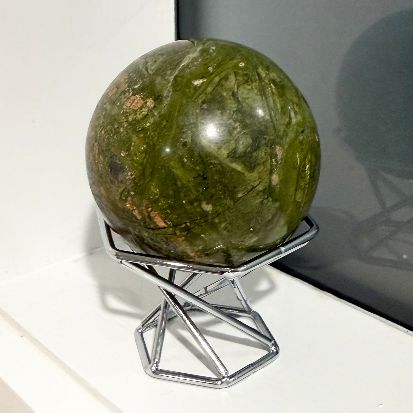 Unakite sphere 330grams