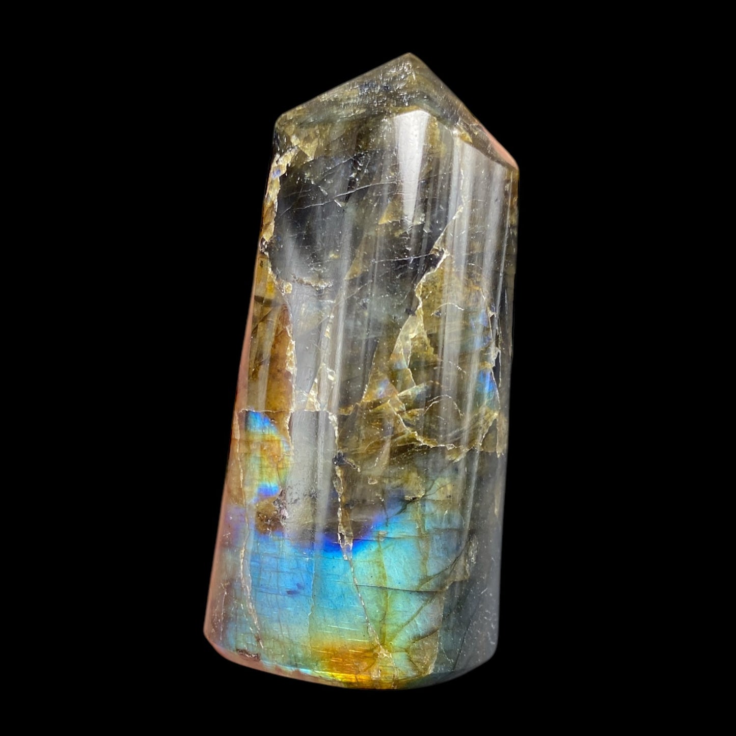 Labradorite towers x4