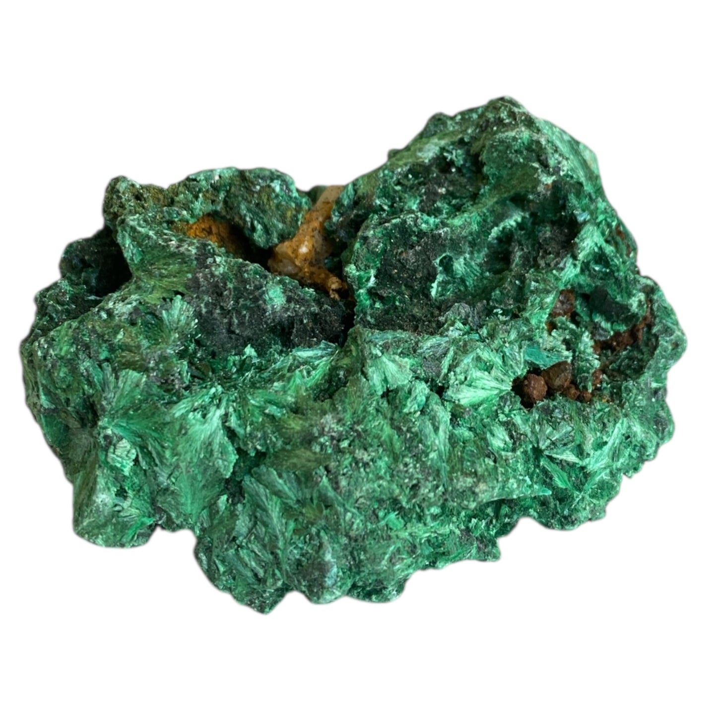 Silky Malachite Crystaline