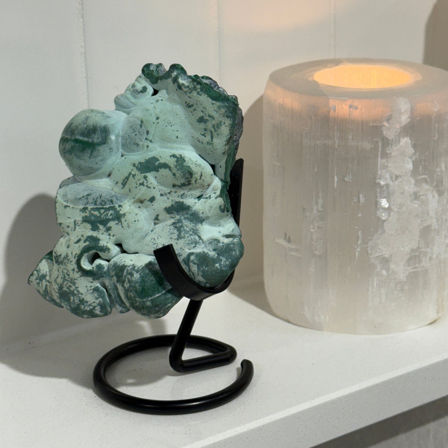 Chrysocolla and malachite specimen