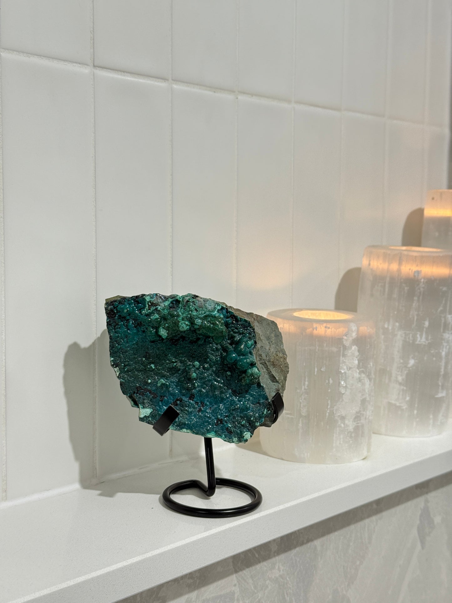 Botryoidal Malachite and Chrysocolla RARE and unique