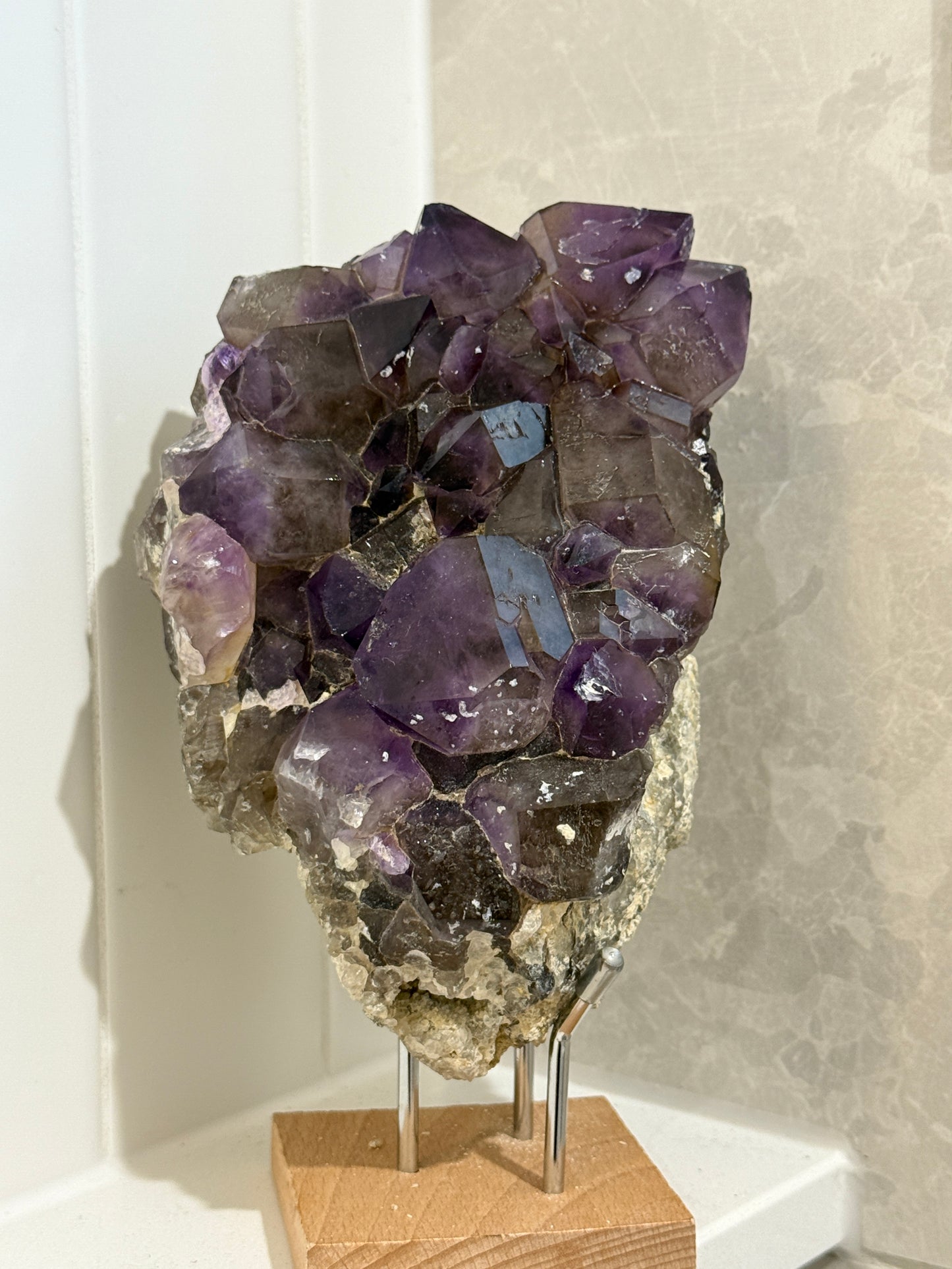 Australian Amethyst cluster from Pilbra WA 1.57kilo