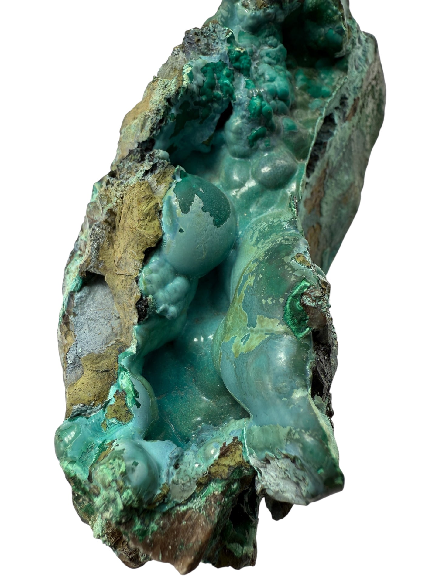 Botryoidal Malachite and Chrysocolla RARE and unique