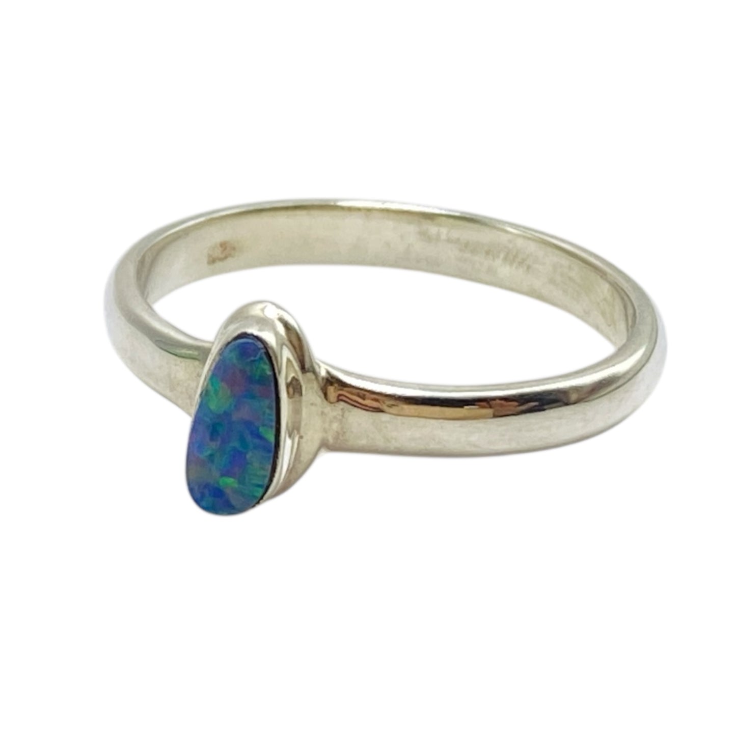 Australian boulder ring size 10 sterling silver