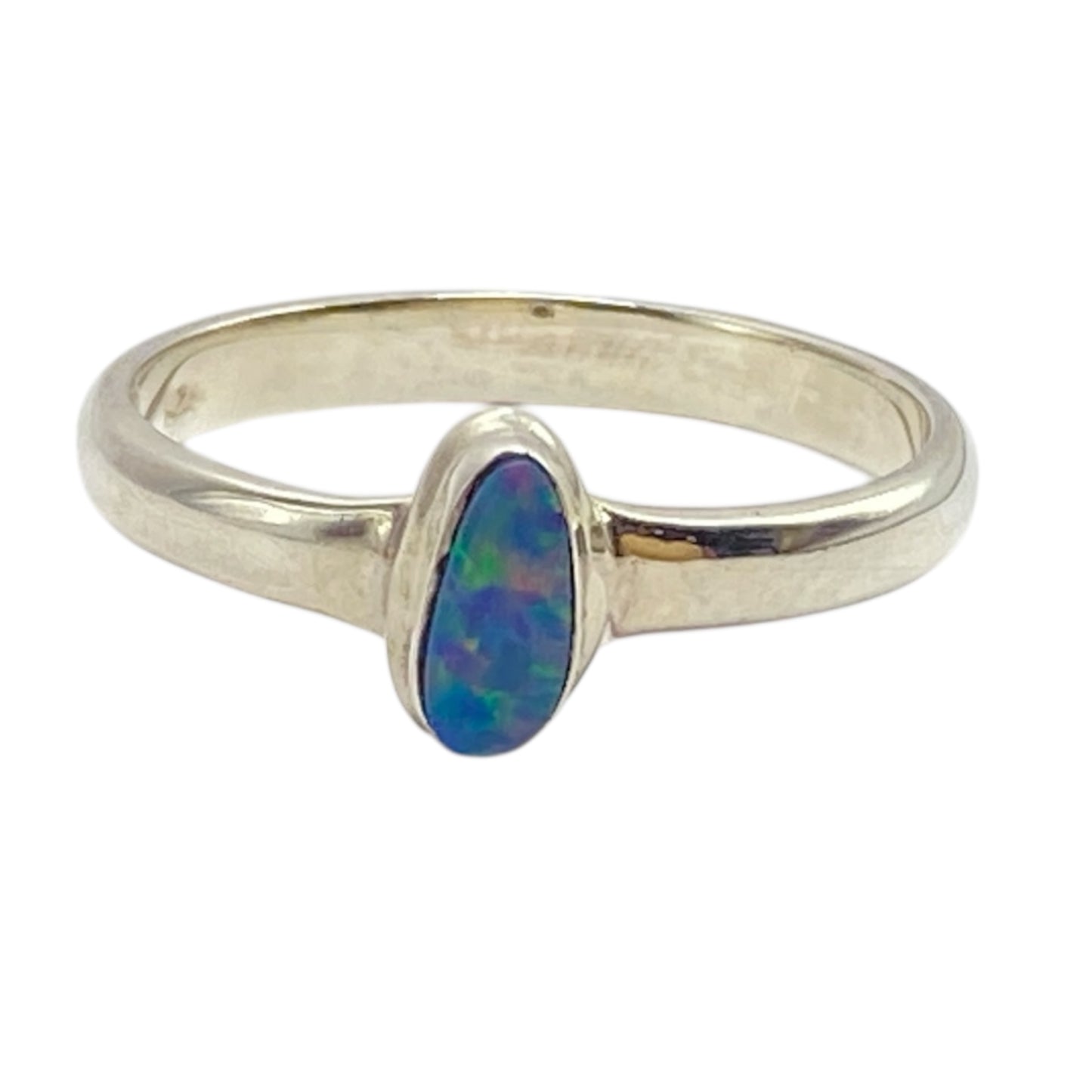 Australian boulder ring size 10 sterling silver