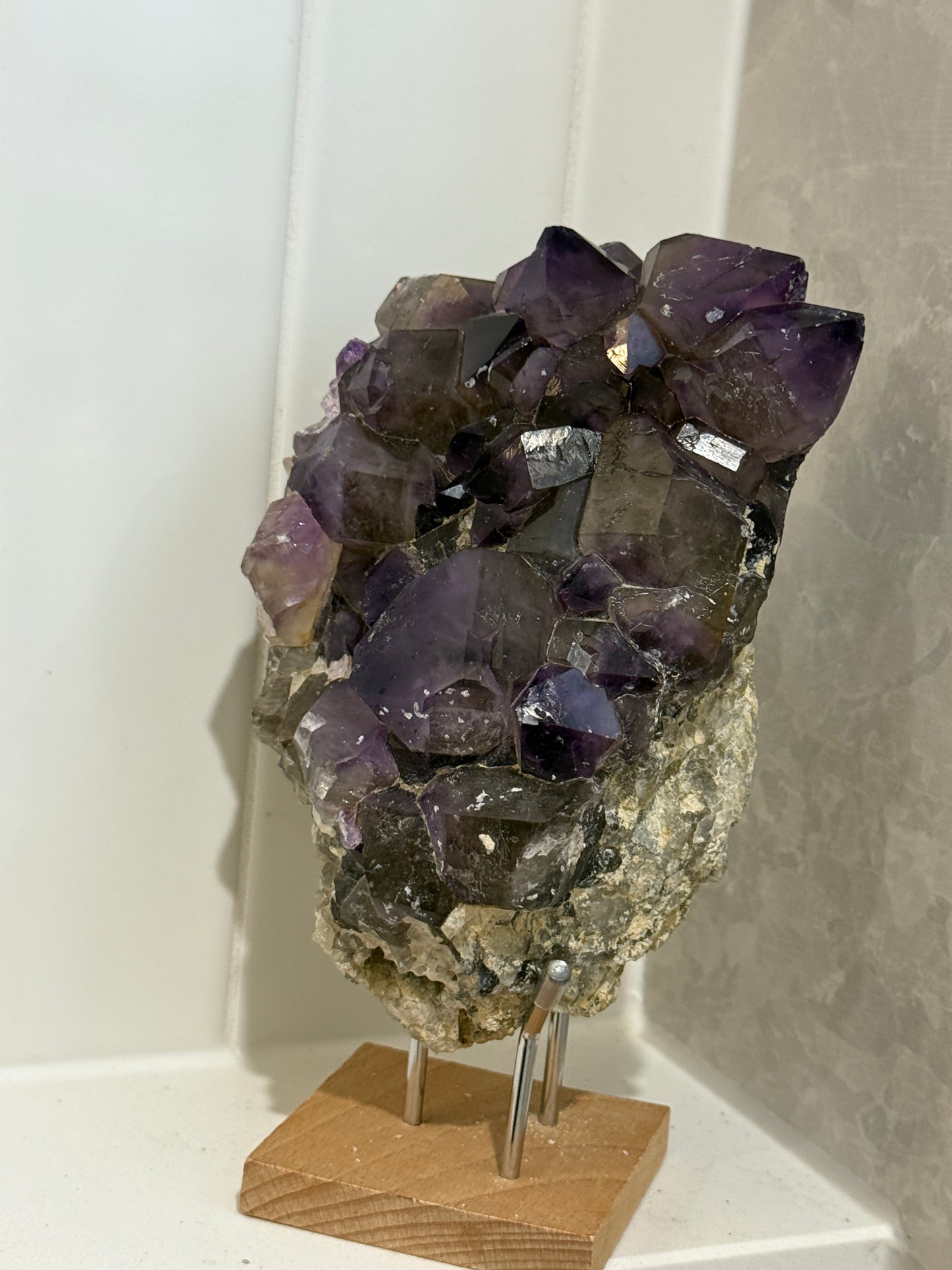 Australian Amethyst cluster from Pilbra WA 1.57kilo