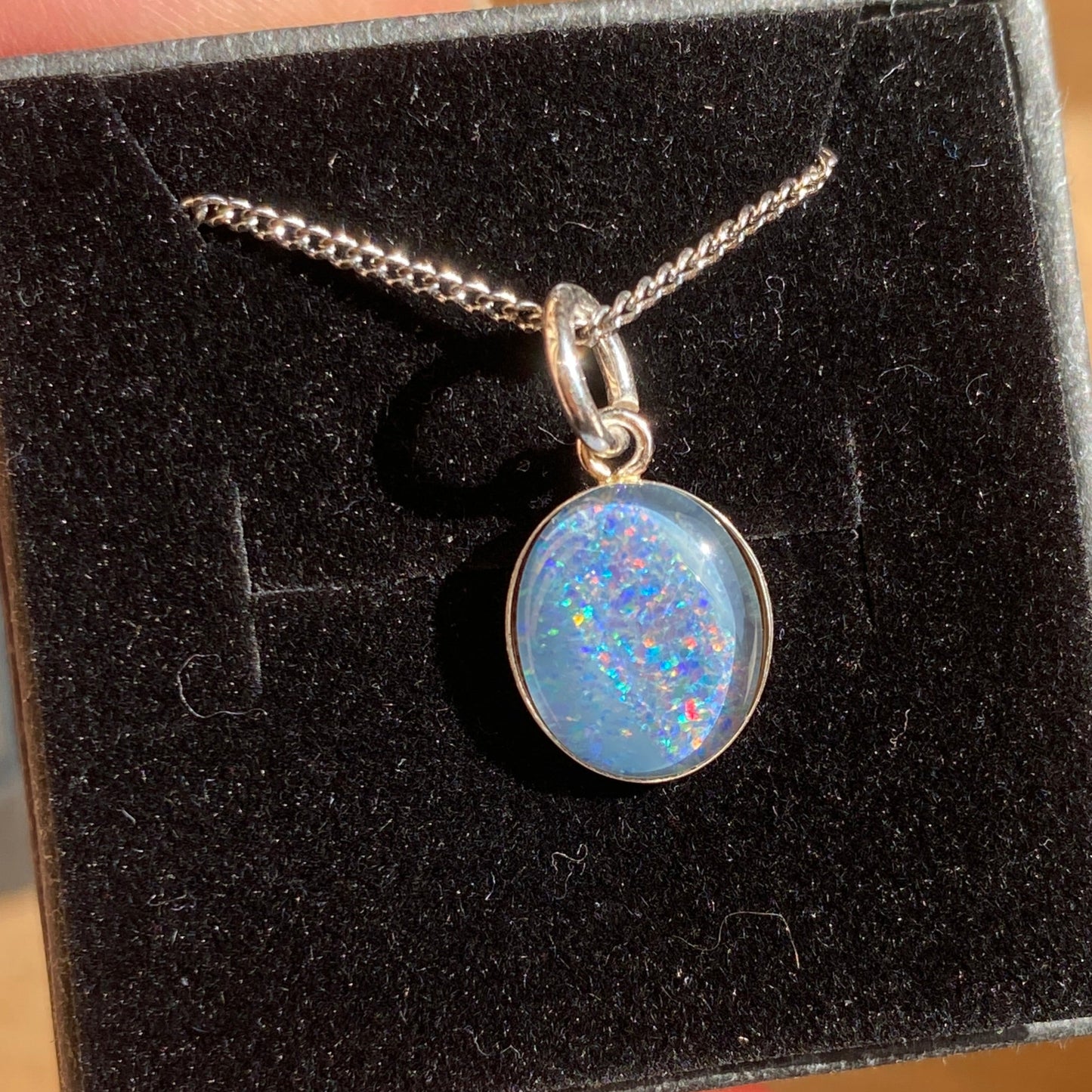 4 X Australian Opal 10 x12mm pendants