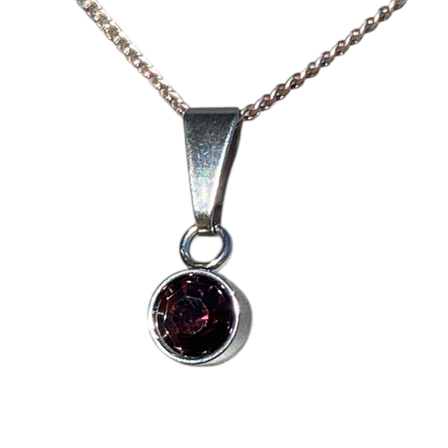 Crystal pendants 6mm stainless steel packs of 10