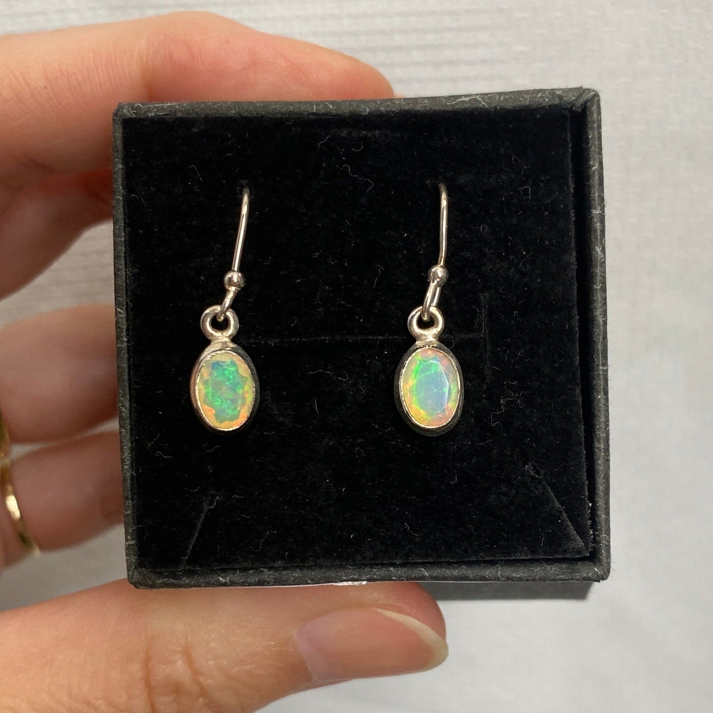 Ethiopian Sterling silver drops Oval