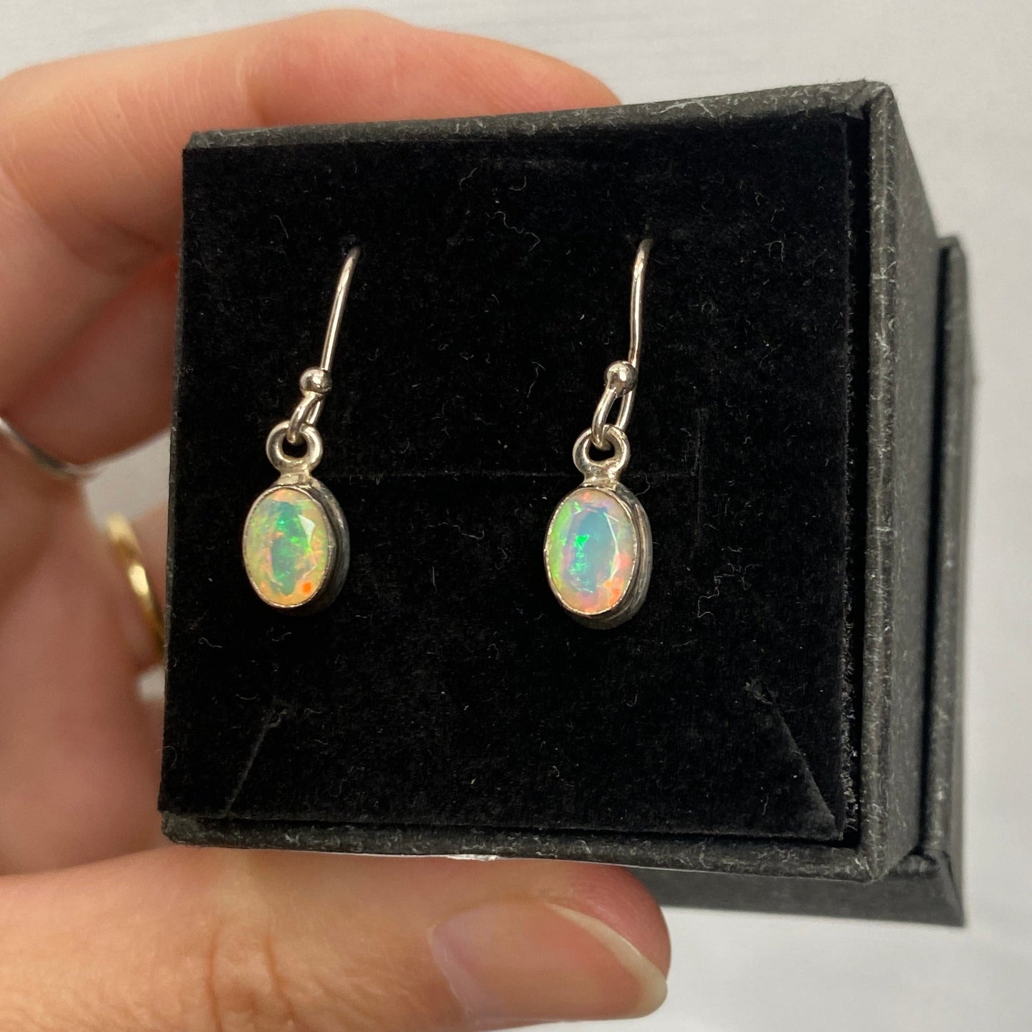 Ethiopian Sterling silver drops Oval