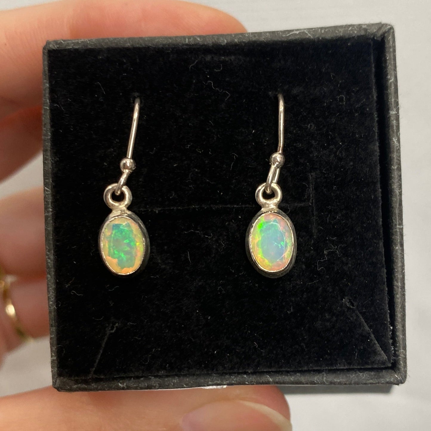 Ethiopian Sterling silver drops Oval