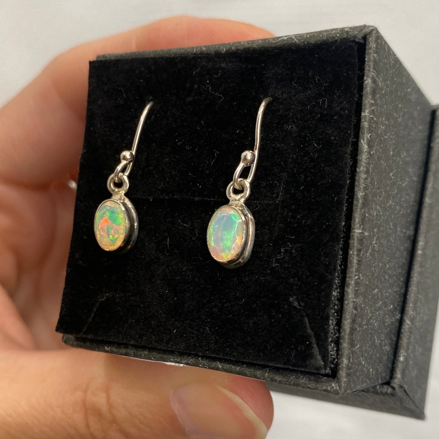 Ethiopian Sterling silver drops Oval