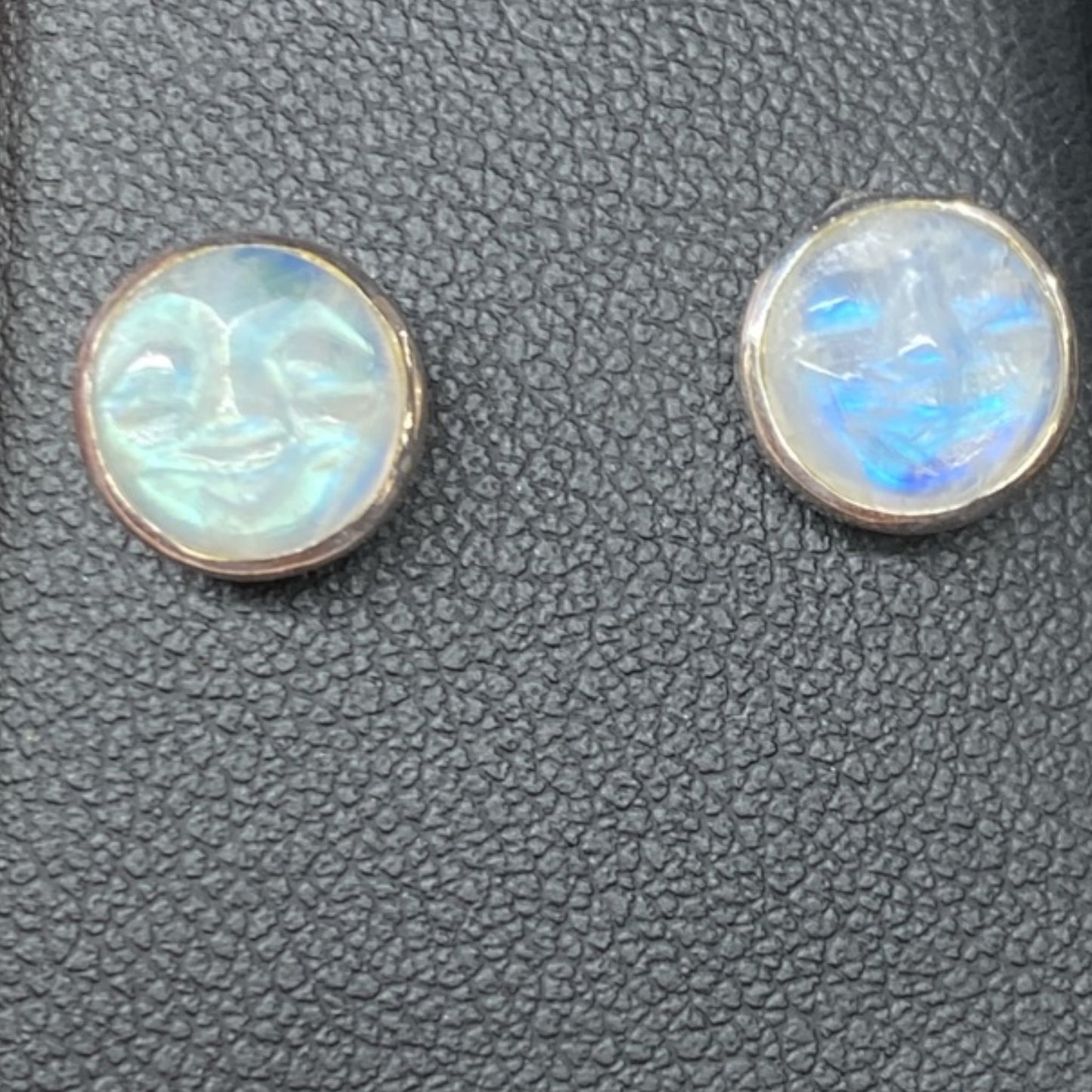 Moonstone studs "Goddess" studs