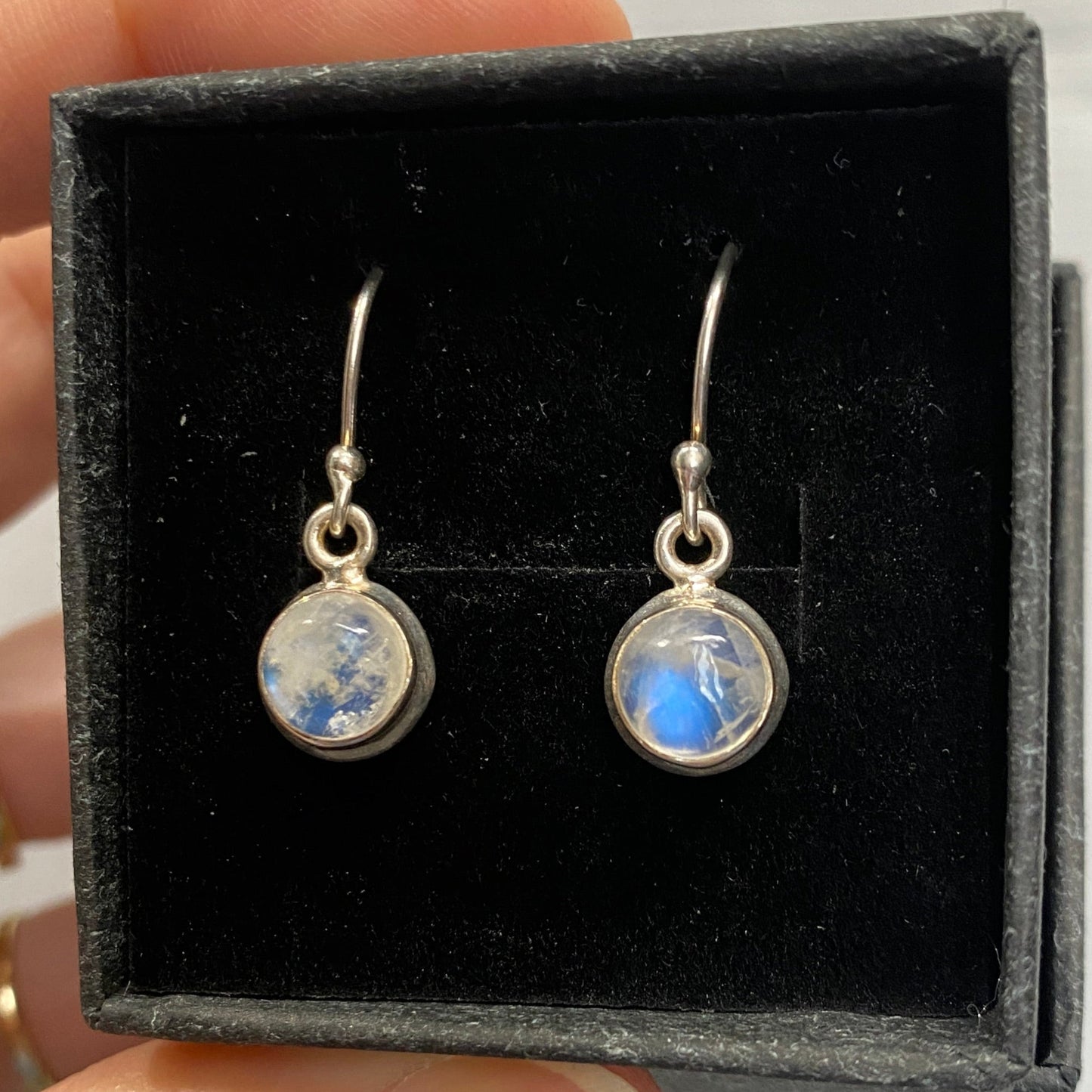 Moonstone drops double bezel 6mm