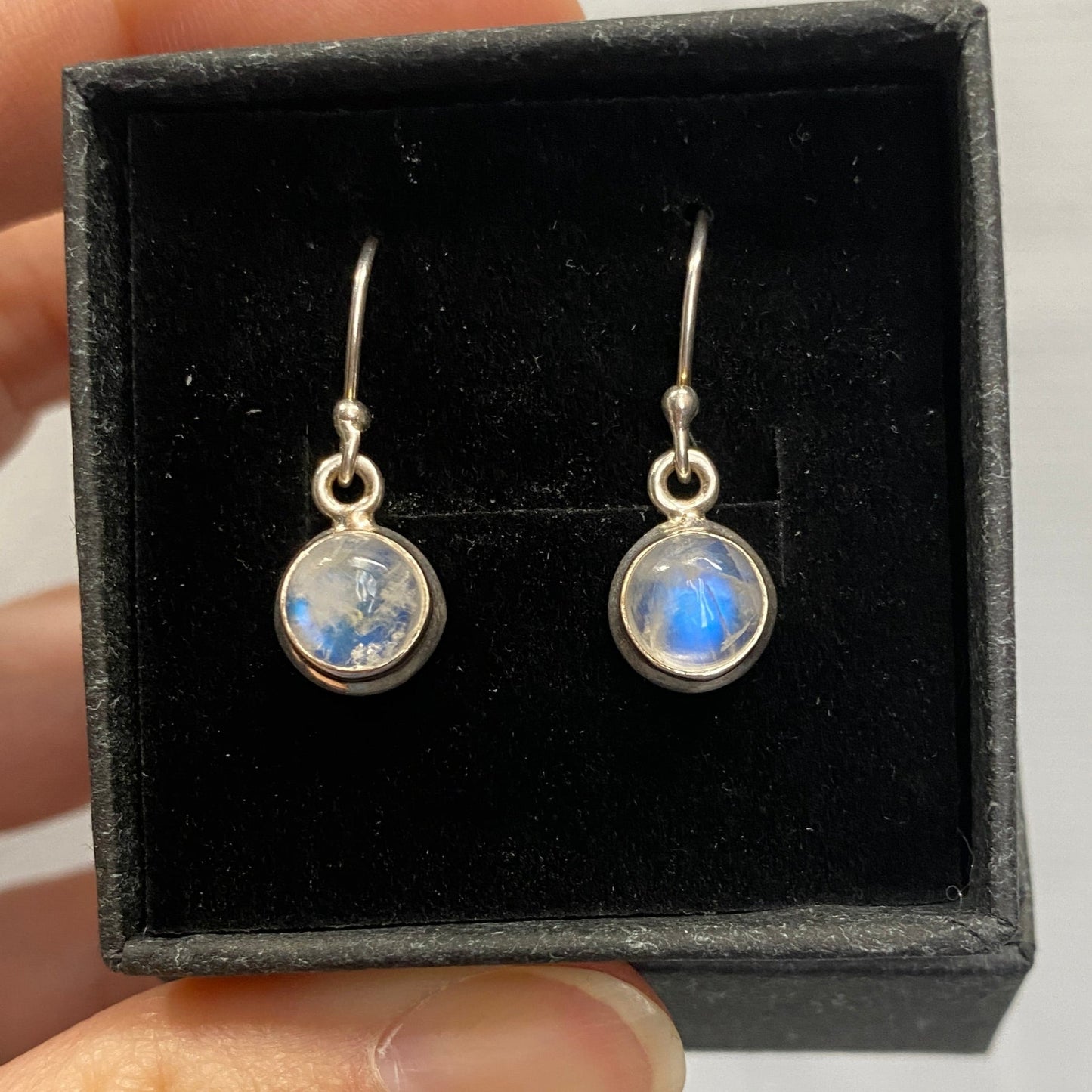 Moonstone drops double bezel 6mm