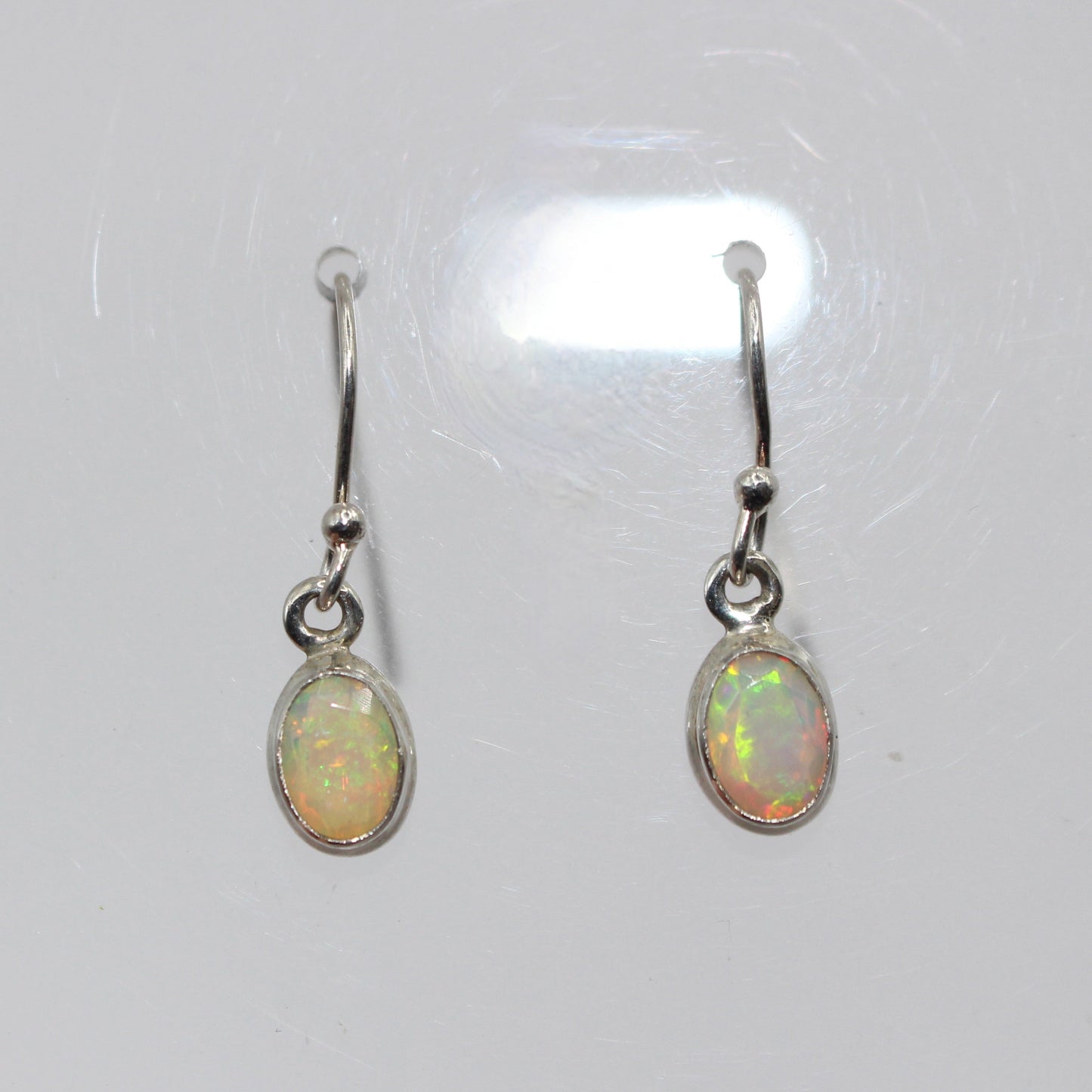 Ethiopian Sterling silver drops Oval