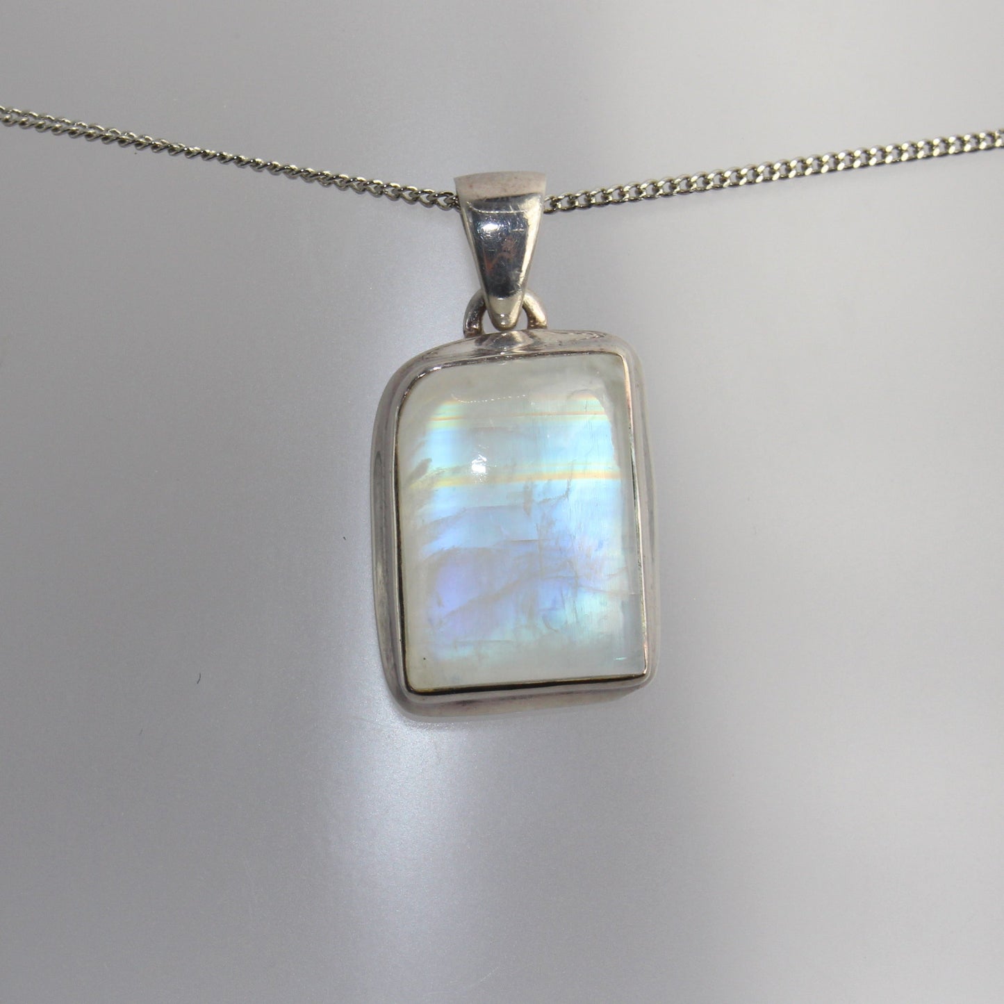 Moonstone Pendant blue fire