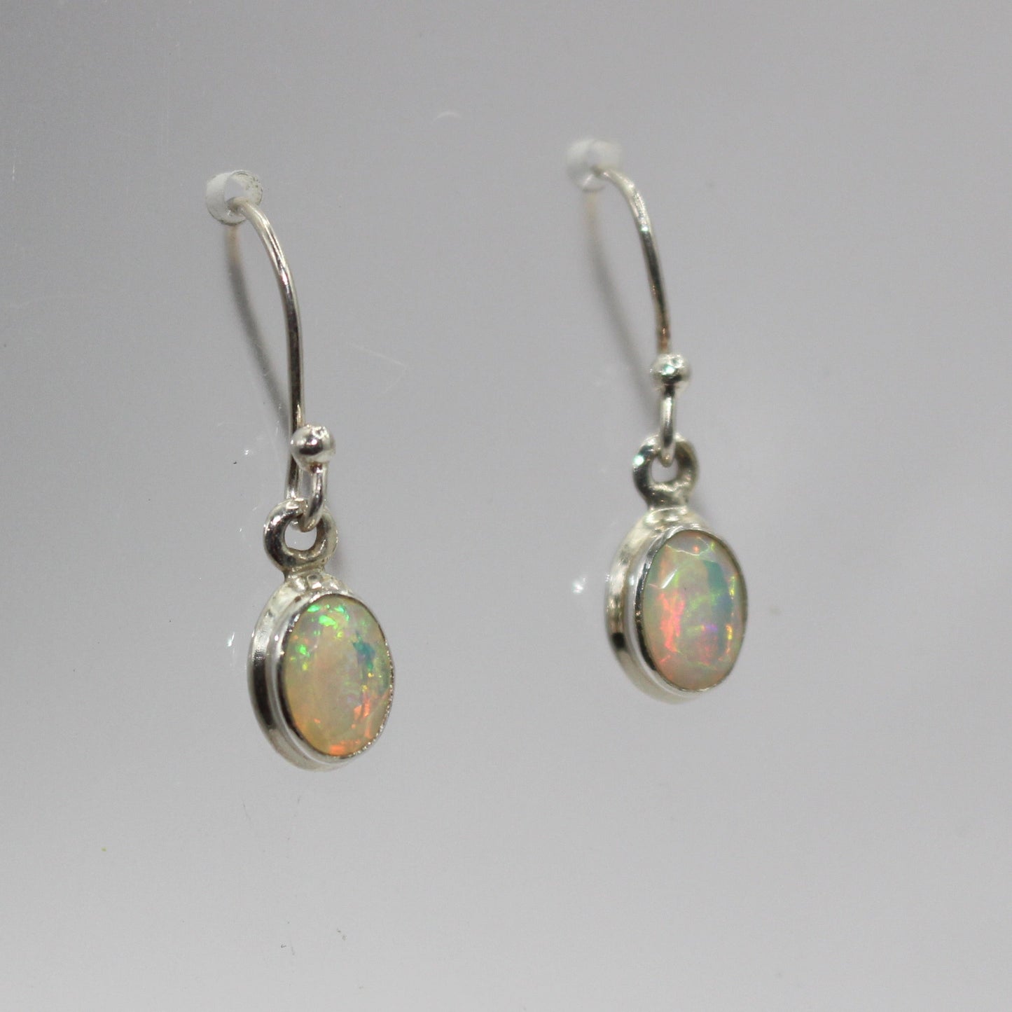 Ethiopian Sterling silver drops Oval