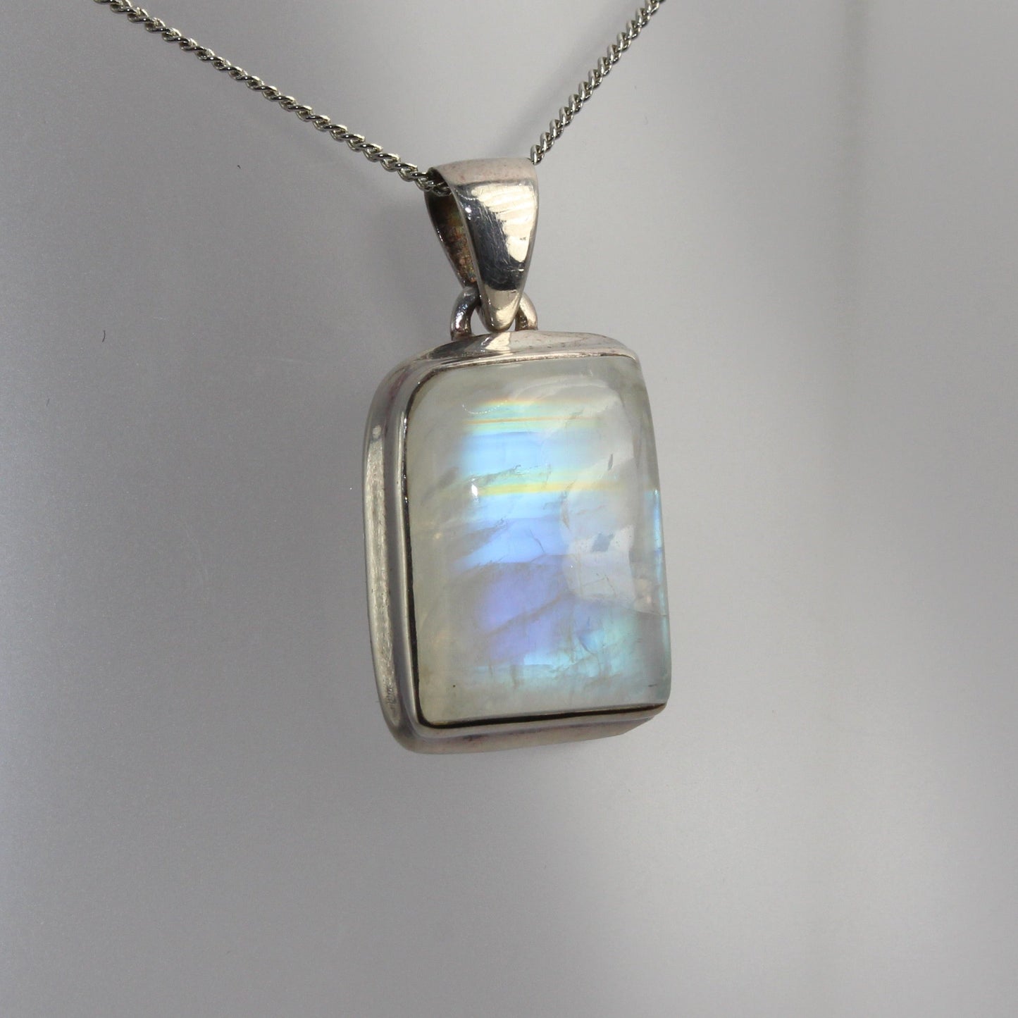 Moonstone Pendant blue fire