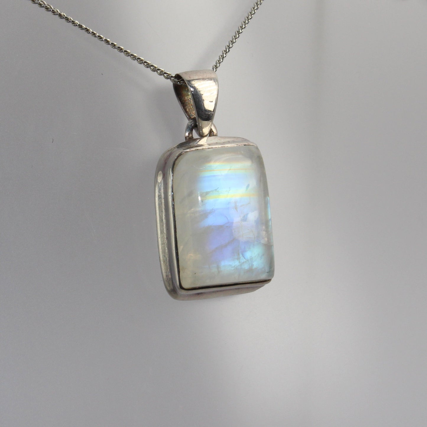Moonstone Pendant blue fire