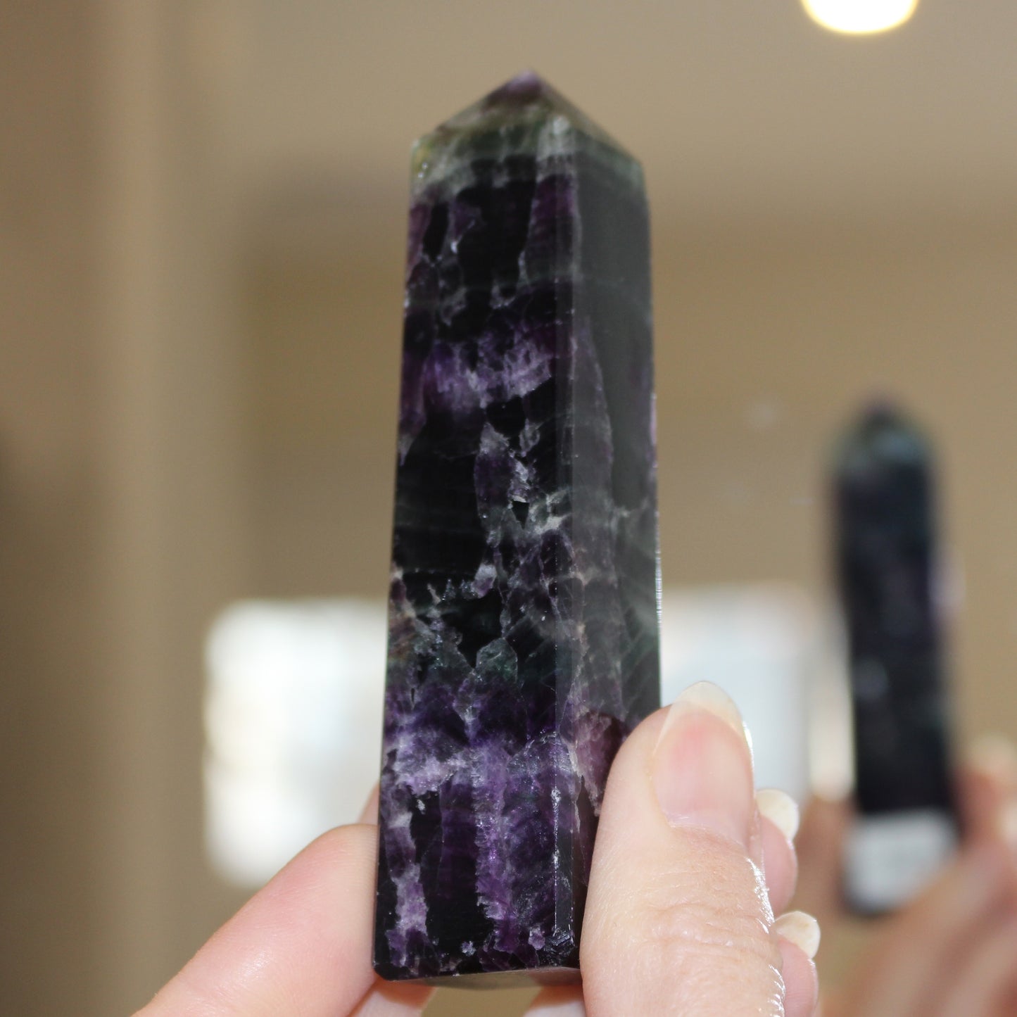 Fluorite tower 9.5cm