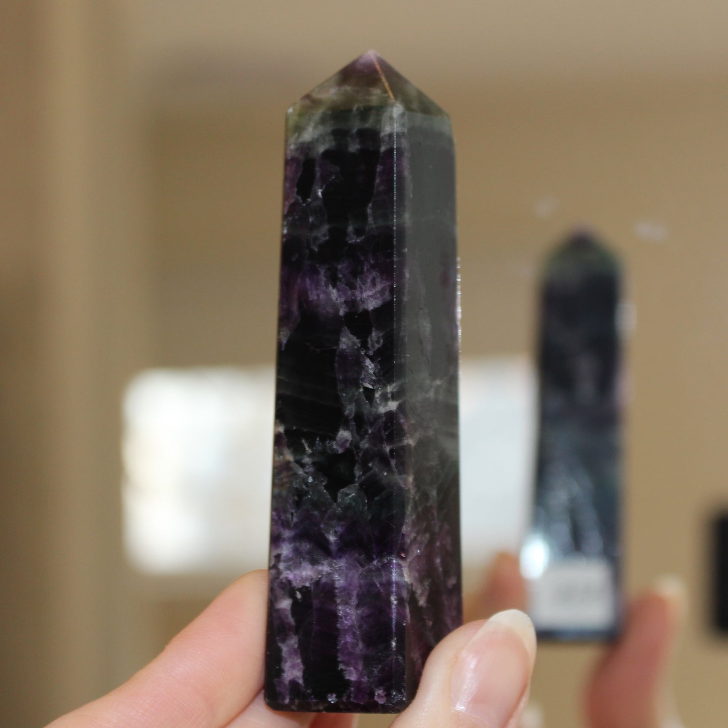Fluorite tower 9.5cm