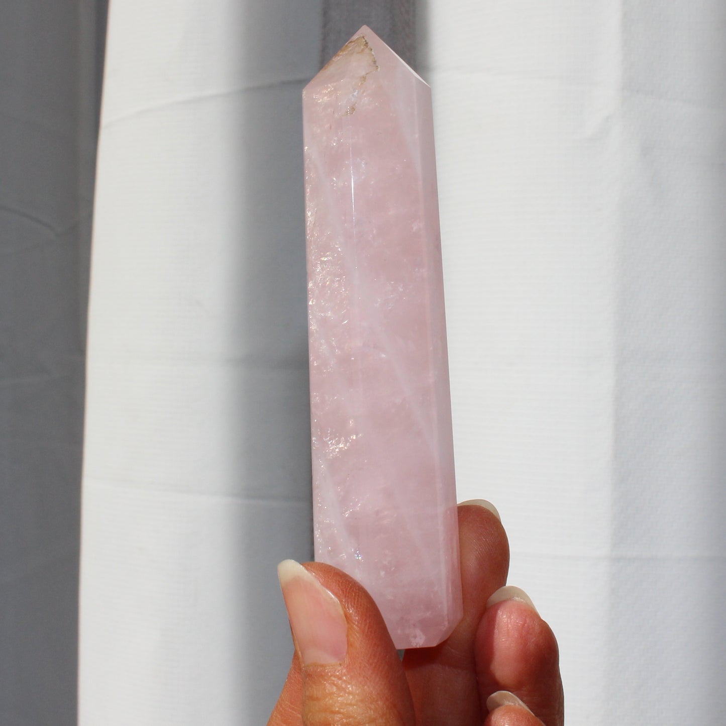 Rose quartz Tower 10cm