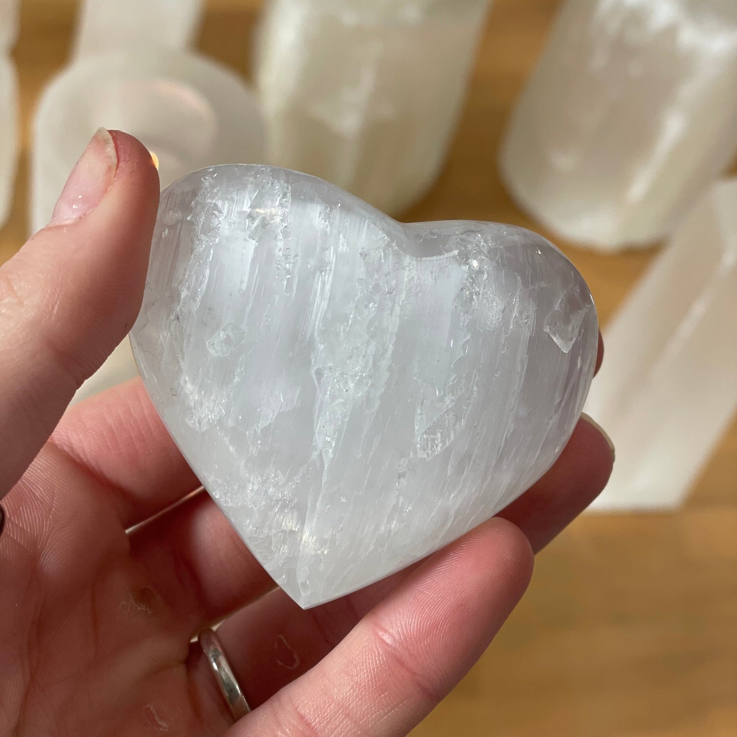 Selenite Heart - Small