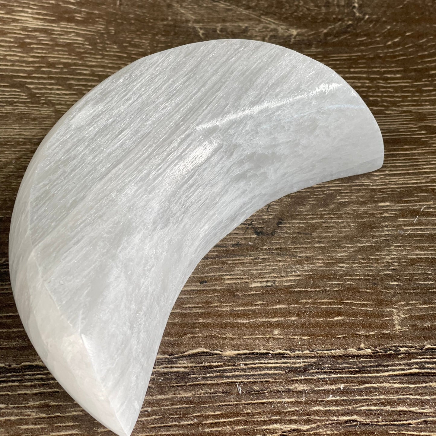 Selenite Moon Charging Bowl