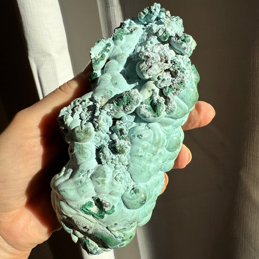 Chrysocolla and malachite
