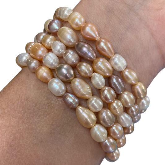 pearl multi coloured bracelets